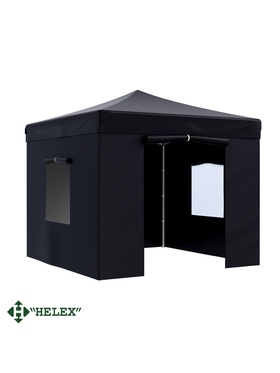 Тент садовый Helex 4332 3x3х3м полиэстер черный