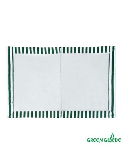 Стенка для садового тента Green Glade 4130 1,95х2,95м полиэстер с москитной сеткой зеленая (20)   11