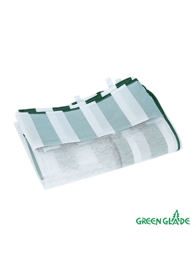 Стенка для садового тента Green Glade 4130 1,95х2,95м полиэстер с москитной сеткой зеленая (20)   11