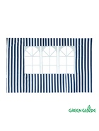 Стенка для садового тента Green Glade 4120, 1.95×2.95 м, полиэстер, с окном, синяя - Фото 2