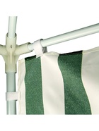 Стенка для садового тента Green Glade 4110, 1.95×2.95 м, полиэстер, с окном, зелёная - Фото 3