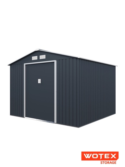Сарай для дачи Wotex Storage-05-3, 277×259×203 см, тёмно-серый