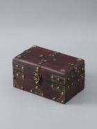 УЦЕНКА Шкатулка сундук дерево «Аделина» красная 17.5×11×9.5 см - Фото 1