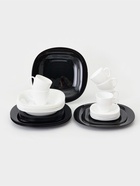 УЦЕНКА Сервиз столовый 30 предметов "CARINE WHITE&BLACK" - Фото 1