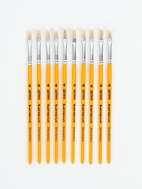 Кисть для рисования, щетина №4