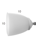 Бра BayerLux 4112/1, 1×40 Вт, E27, 11×18×19.5 см белое (2 шт) - фото 809655929
