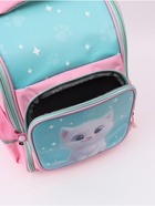 Рюкзак школьный, с эргономичной спинкой, 2 отделения «Белый котик» - фото 809655969