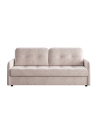 Диван прямой «Smart 1», механизм пантограф, спальное место 2000×1500 мм, велюр, цвет оникс 03 - Фото 2