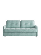 Диван прямой «Smart 1», механизм пантограф, спальное место 2000×1500 мм, велюр, цвет оникс 07 - Фото 2