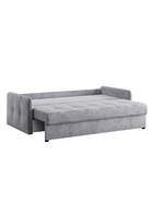 Диван прямой «Smart 1», механизм пантограф, спальное место 2000×1500 мм, велюр, цвет оникс 13 - Фото 5