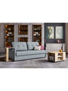 Диван прямой «Smart 1», механизм пантограф, спальное место 2000×1500 мм, рогожка, цвет шерлок 975 - Фото 2