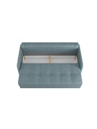 Диван прямой «Smart 1», механизм пантограф, спальное место 2000×1500 мм, рогожка, цвет шерлок 975 - Фото 7