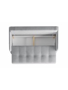 Диван прямой «Smart 1», механизм пантограф, спальное место 2000×1500 мм, велюр, цвет ультра смог - Фото 6