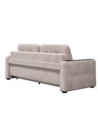 Диван прямой «Smart 3», механизм пантограф, спальное место 2000×1500 мм, велюр, цвет оникс 03 - Фото 3