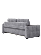 Диван прямой «Smart 3», механизм пантограф, спальное место 2000×1500 мм, велюр, цвет оникс 13 - Фото 3