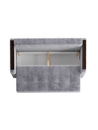 Диван прямой «Smart 3», механизм пантограф, спальное место 2000×1500 мм, велюр, цвет оникс 13 - Фото 6