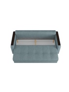 Диван прямой «Smart 3», механизм пантограф, спальное место 2000×1500 мм, рогожка, цвет шерлок 975 - Фото 6