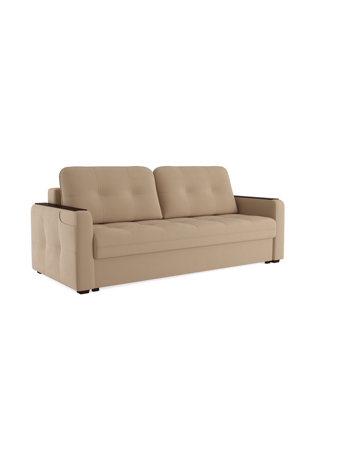 Диван прямой «Smart 3», механизм пантограф, спальное место 2000×1500 мм, велюр, цвет велутто 05 - Фото 1