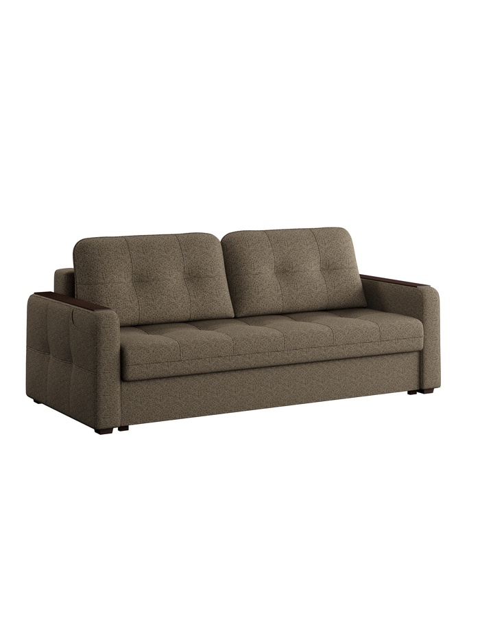 Диван прямой «Smart 3», механизм пантограф, спальное место 2000×1500 мм, жаккард, цвет анри 06 - Фото 1