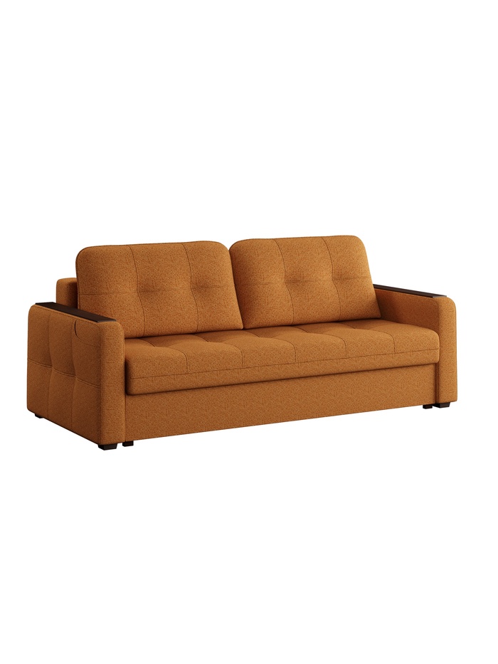 Диван прямой «Smart 3», механизм пантограф, спальное место 2000×1500 мм, жаккард, цвет анри 13 - Фото 1