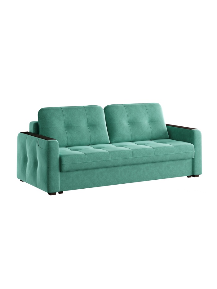 Диван прямой «Smart 3», механизм пантограф, спальное место 2000×1500 мм, велюр, цвет кашемир 672 - Фото 1