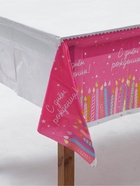 Скатерть одноразовая «С днем рождения», 137×180 см - фото 809656045