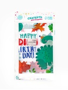 Скатерть одноразовая Dino birthday, 108×180 см - фото 809656107