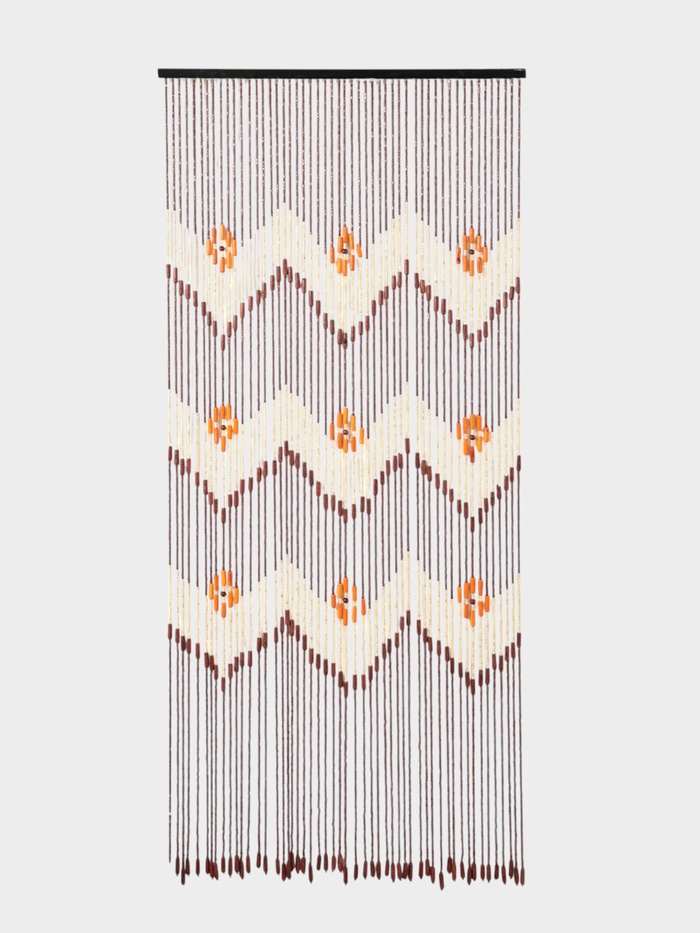 УЦЕНКА Шторы декоративные межкомнатные, дерево (52 нитей) 90х190 см - Фото 1