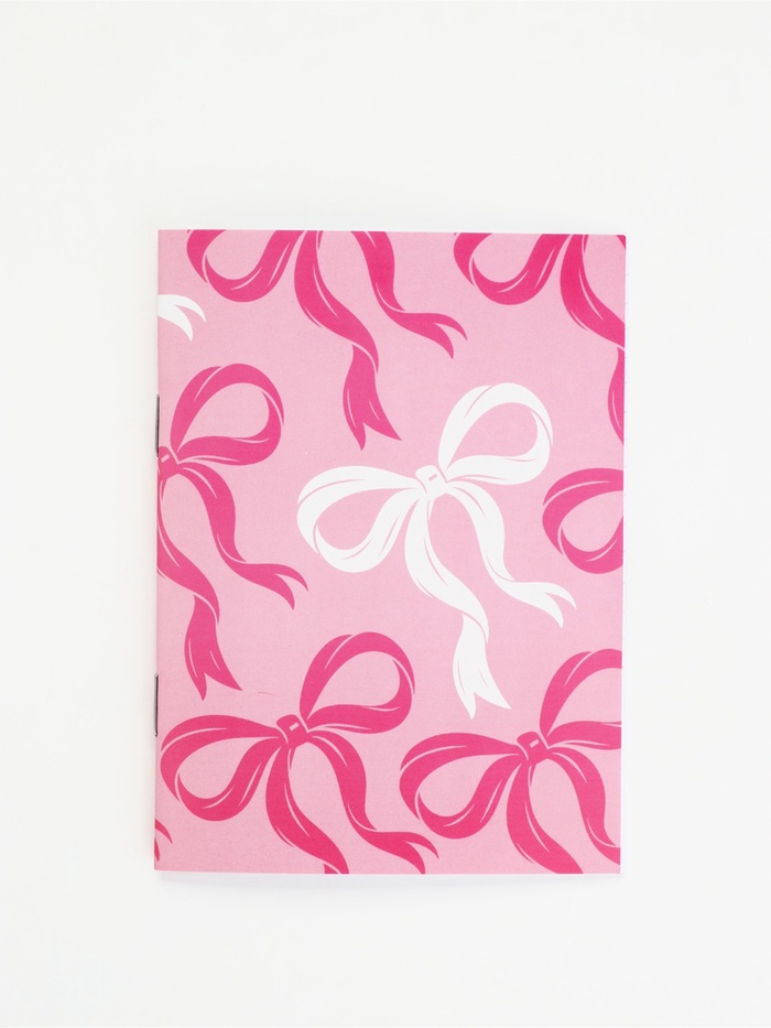 Блокнот А6, 12 листов «Бантики»