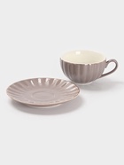 УЦЕНКА Чайный сервиз «Вивьен» 6 чашек 200 мл, 6 блюдец d=15 см, цвет серый - Фото 4