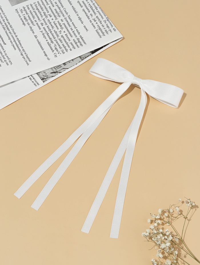 Заколка - автомат QF «Деметра», заколка 8 см, 25×15 см, белая