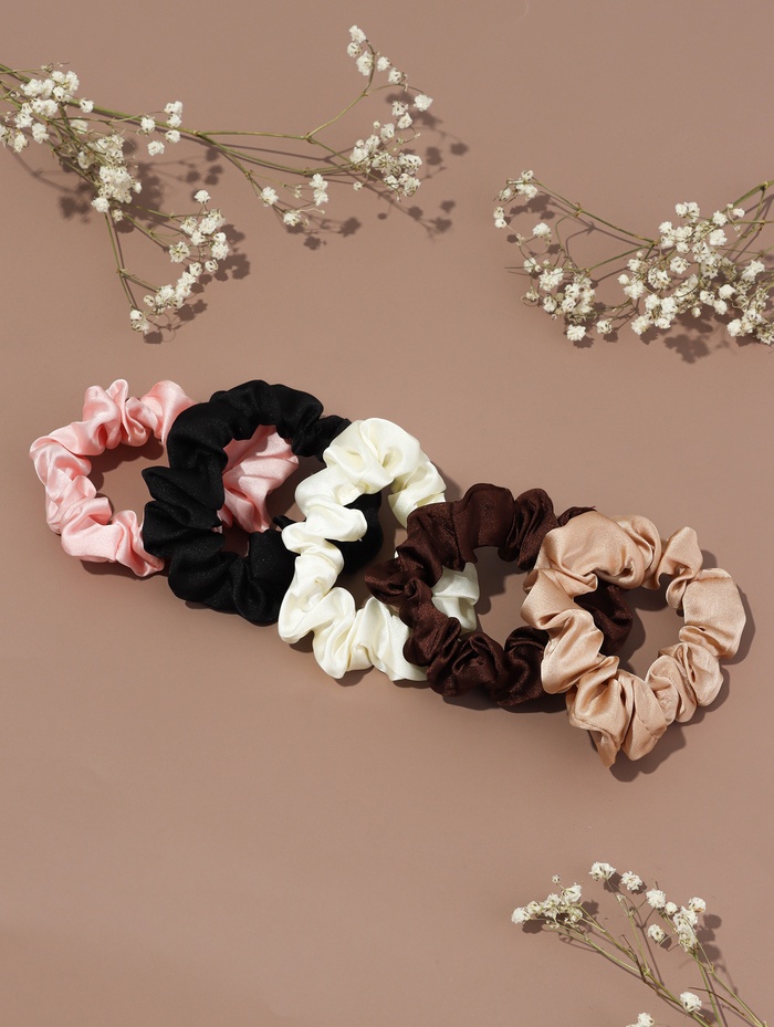 Резинки для волос «Орбита лайт», набор 5 шт., 8 см, ассорти