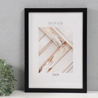 УЦЕНКА Фоторамка пластик "МИРАМ" 25х35 см, 641877-12, чёрный (пластиковый экран) - Фото 1