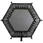 УЦЕНКА Батут для фитнеса, d=115 см, с ручкой, чёрно-жёлтый - Фото 6