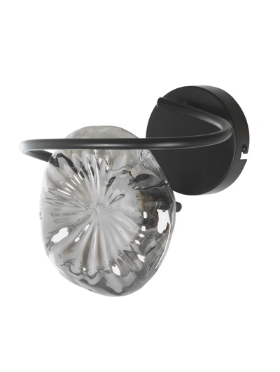 Бра LH15005, 1хG9, 40 Вт, чёрное, 19.5×21×17 см