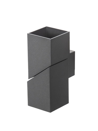 Бра FW2475, 2хGU10, 40 Вт, 15.5×6×9 см, чёрное
