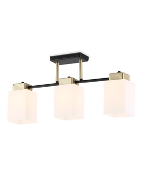 Люстра TR303046, 3хE27, 60 Вт, 54×10×27 см, чёрная