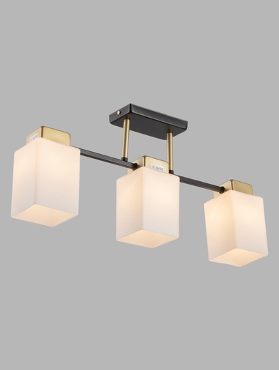 Люстра TR303046, 3хE27, 60 Вт, 54×10×27 см, чёрная