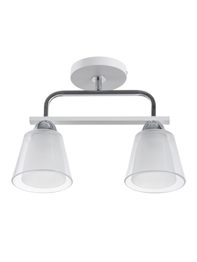 Люстра TR303229, 2хE27, 60 Вт, 34×12×25 см, белая