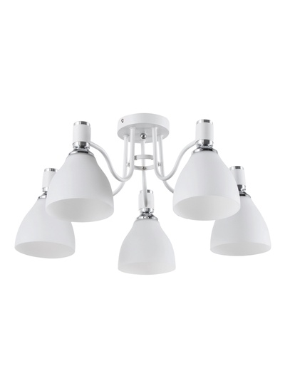 Люстра TR303305, 5хE27, 60 Вт, 60×27 см, белая