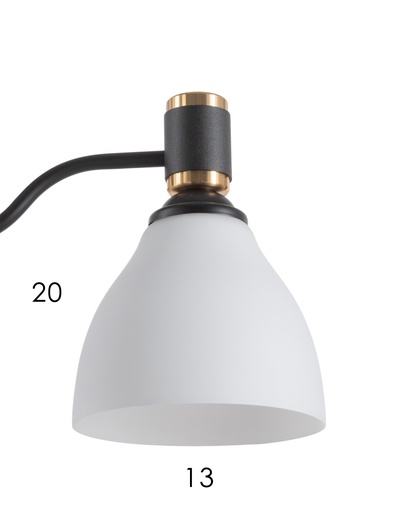 Люстра TR303307, 5хE27, 60 Вт, 60×27 см, чёрная