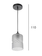 Светильник подвесной TR3409, 1хE27, 60 Вт, 100×12 см, чёрный - Фото 7