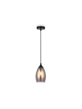 Светильник подвесной TR3535, 1хE27, 40 Вт, 80×12 см, чёрный