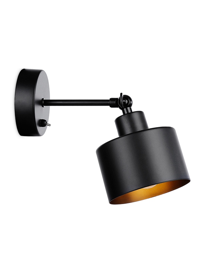 Спот TR8137, 1хE27, 40Вт, d12 h29 см, чёрный