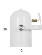 Спот TR8202, 1хE27, 40 Вт, 11.7×28 см, белый - Фото 6
