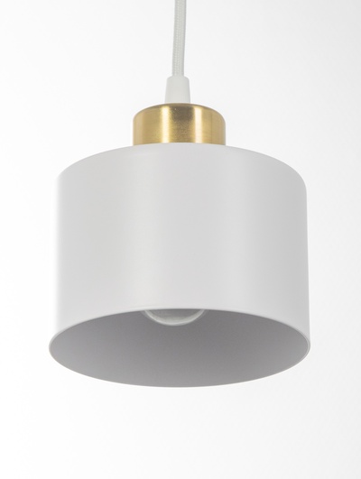 Светильник подвесной TR8112, 1хE27, 40 Вт, 94×12 см, белый