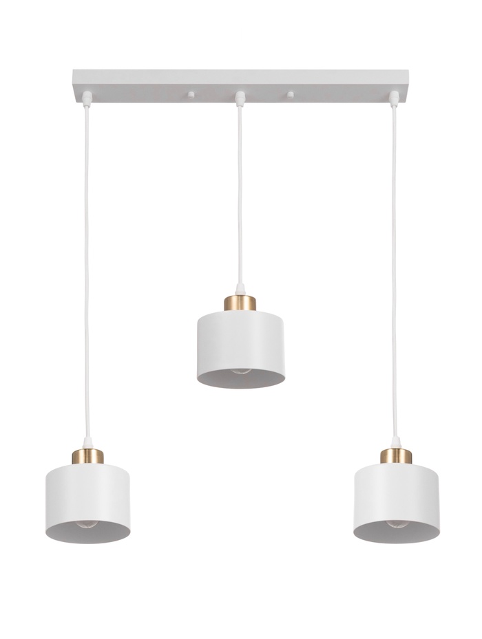 Светильник подвесной TR8117, 3хE27, 40 Вт, 58×12×97 см, белый