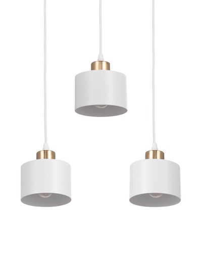 Светильник подвесной TR8117, 3хE27, 40 Вт, 58×12×97 см, белый