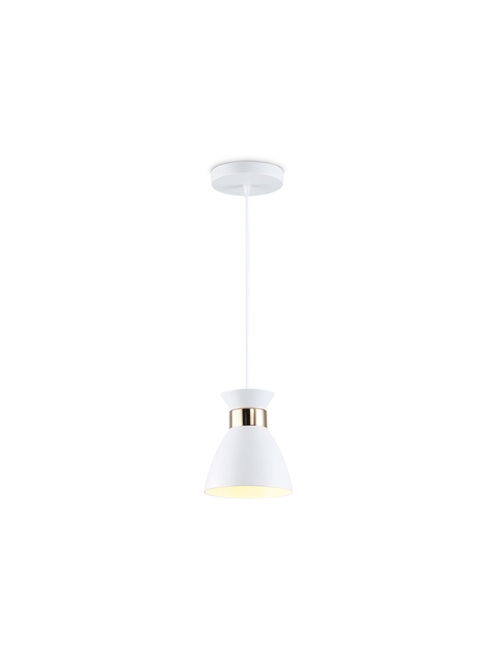 Светильник подвесной TR8465, 1хE27, 60 Вт, 100×13 см, белый
