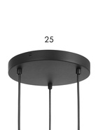 Светильник подвесной TR8470, 3хE27, 60 Вт, 100×34 см, чёрный - Фото 5